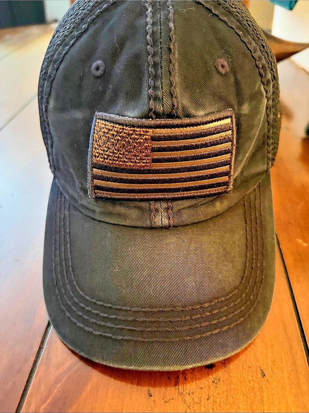 Cody James Men's American Flag Patch Mesh-Back Ball Cap American Flag Patch